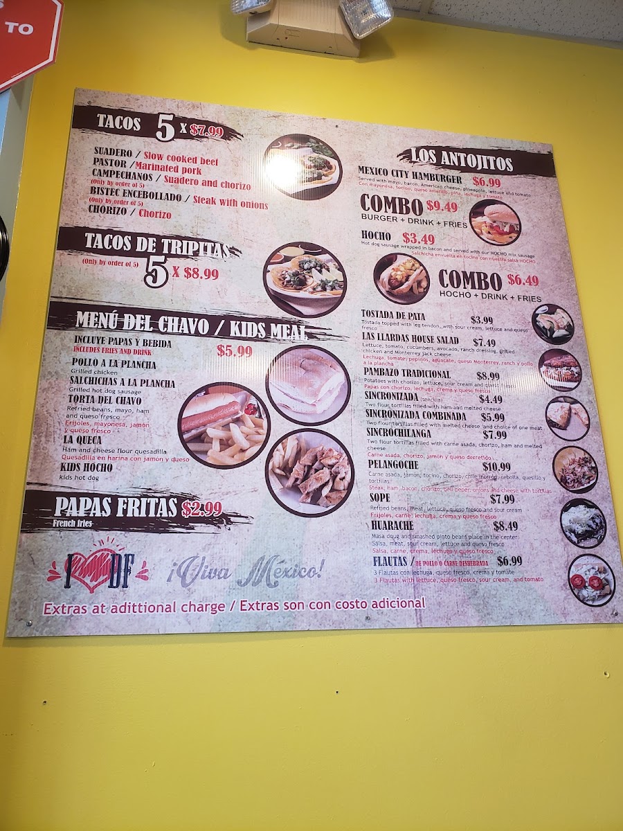 Tortas Las Llardas Menu - Image 4